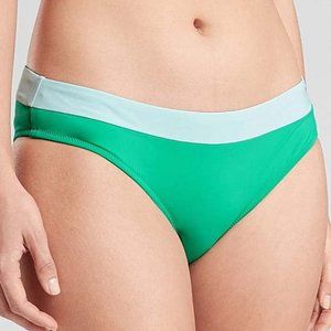 Athleta Chroma Bikini Bottoms Teal Green